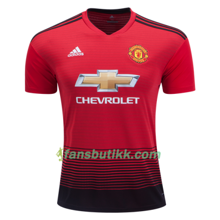 Fotballdrakt Manchester United Hjemmetrøye 2018-2019 Kortermet